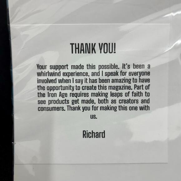 Iron Age Media Anvil Iron Age Magazine No. 1 Summer 2023 & No. 2 Fall 2023, NM - Picture 4 of 11